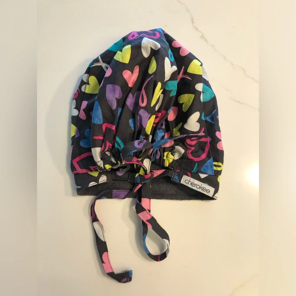 2 Fabric Scrub Cap Hats OS